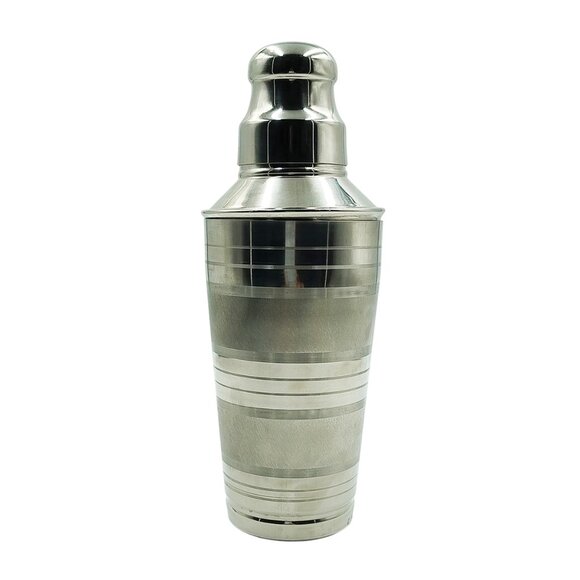 1970s Gorgeous Cocktail Shaker in Stainless Steel. Made in USA - Picture 1 of 7